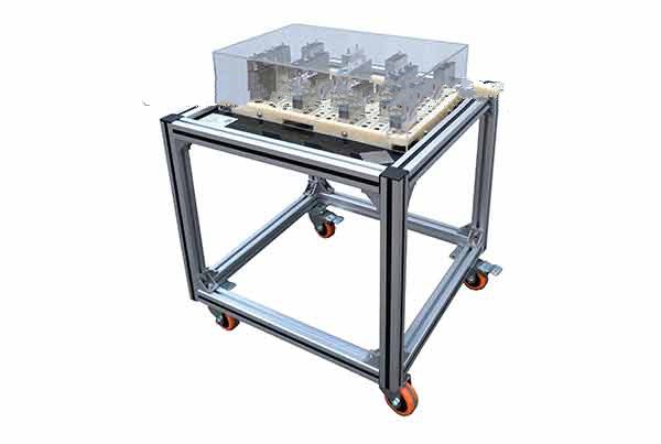 NiMH battery dissection display stand