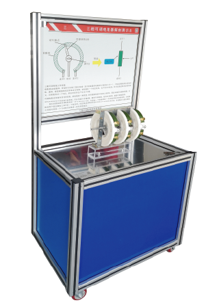 Three-phase adjustable resistor dissection display stand